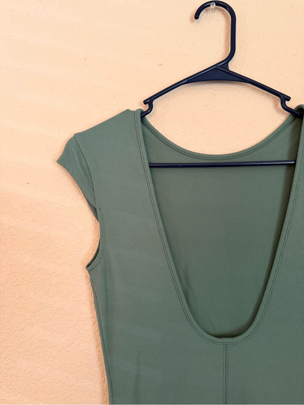 Wild Fable Ribbed Cap Sleeve Midi Dress in Teal - Picture 6 of 9